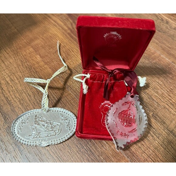 Waterford 1983 1997 Annual Crystal Christmas Ornaments - Picture 2 of 11